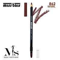 Miss Tais 862 Карандаш для губ с аппликатором (natural)