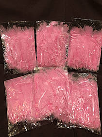 Пір'я рожеве.Упаковка 10 грамів.(100 шт.)