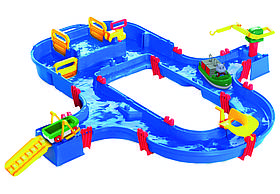 Ігровий набір BIG Аква Плей. Переправа зі шлюзами та краном 1 фігурка 105х115х22 см 3+ (8700001520)
