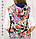Жилетка жіноча Туреччина кольорова тепла стильна яскрава модна новинка з капюшоном, фото 3