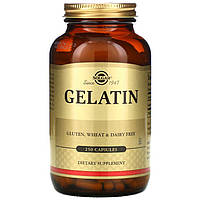 Желатин SOLGAR "Gelatin" (250 капсул)