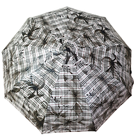 Зонт женский складной полный автомат "Клетка"