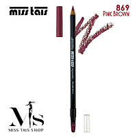 Miss Tais 869 Олівець для губ з аплікатором (pink brown)
