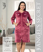 Халат велюровий angel's Secret 2XL, 3XL, 4XL