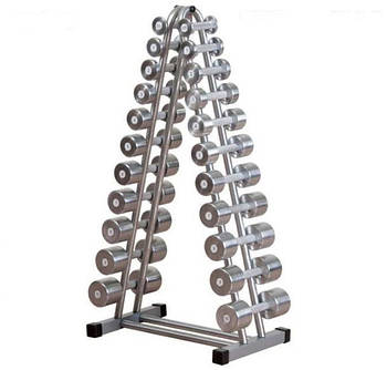 Гантельні ряди на підставці