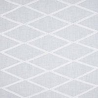 Тюль жаккард, ткань тюль ромбы вышивка Испания лен 4% высота 305 см молочный
