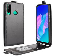 Чохол книжка Evolou для Huawei P40 LIte E Фліп чорний