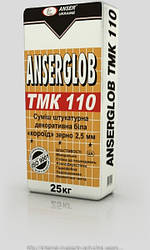 Штукатурка ANSERGLOB ТМК-110 білий, 25кг (2,5 мм)