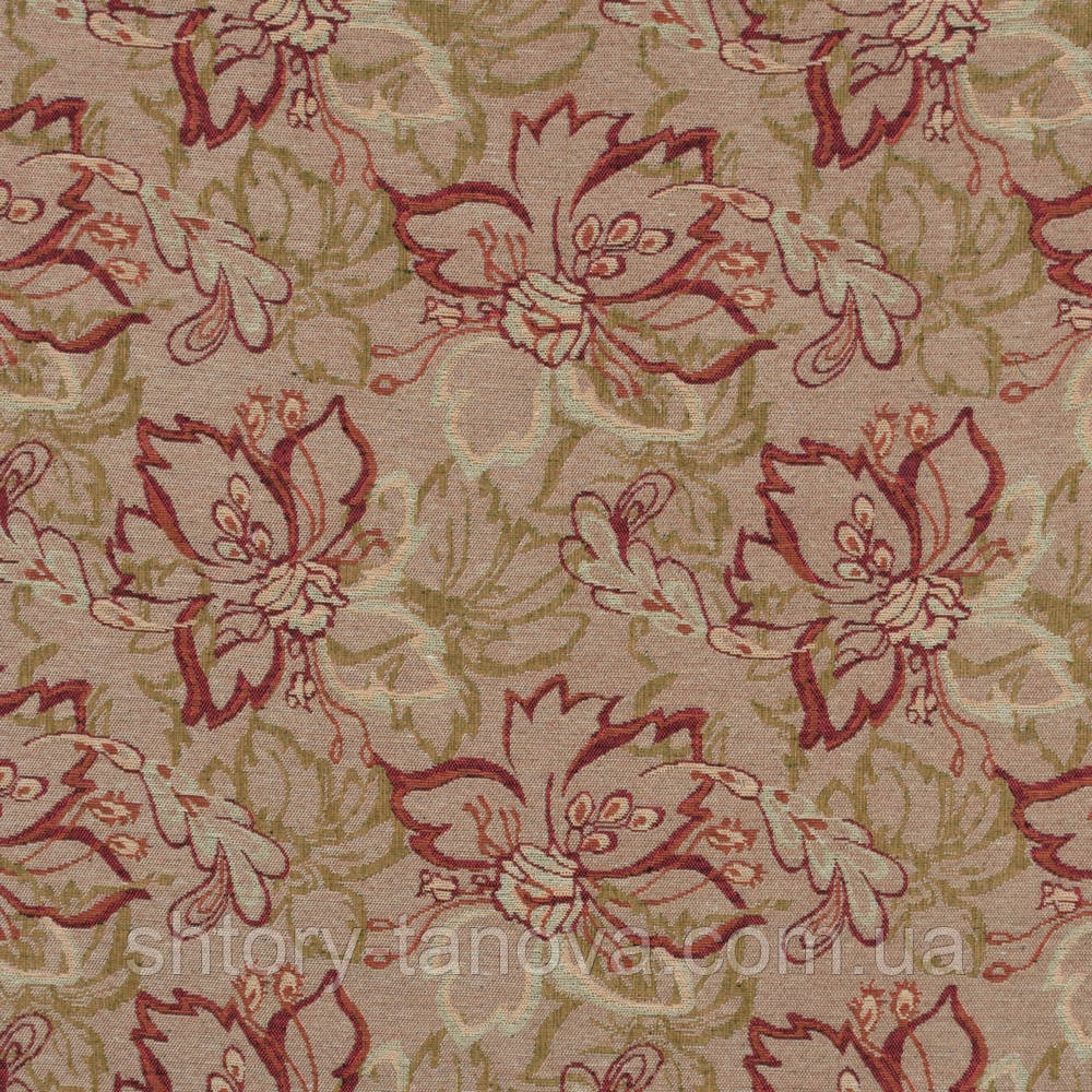 Ткань Гобелен для Пошива Сидушек, Обивки Мягкой Мебели Беж — Купить ...