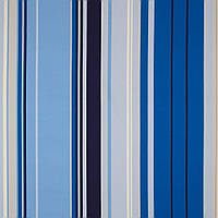 Дралон полоска, полосатая ткань для штор, крыш, шезлонгов, матрасиков, подушек синий, голубой, белый