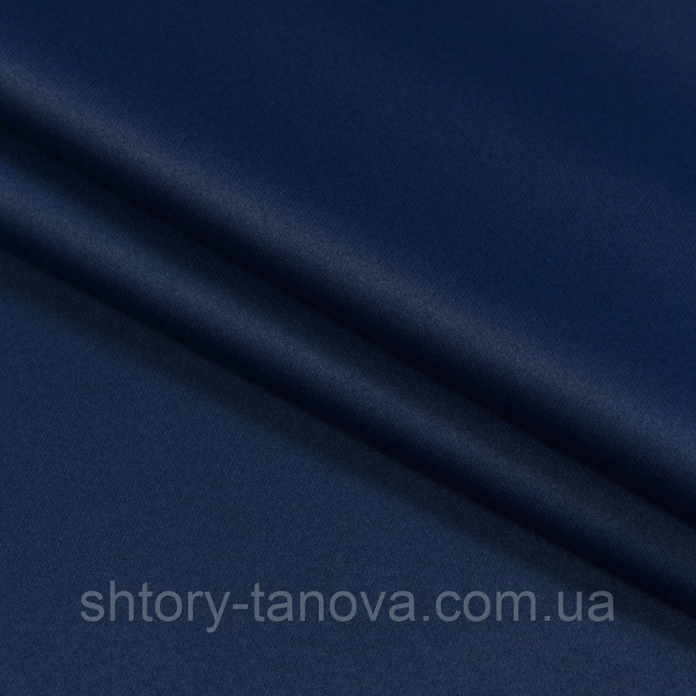 Затемнююча тканина для штор індиго 280 см 233 г/м.кв Китай - з затемненням для комфорту, фото 1