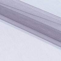 Тюль микросетка тюль сетка мелкая ткань на отрез лилово-серый