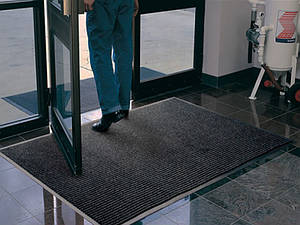 Брудозахисний килим Рубчик-К 80х120 см, Сірий