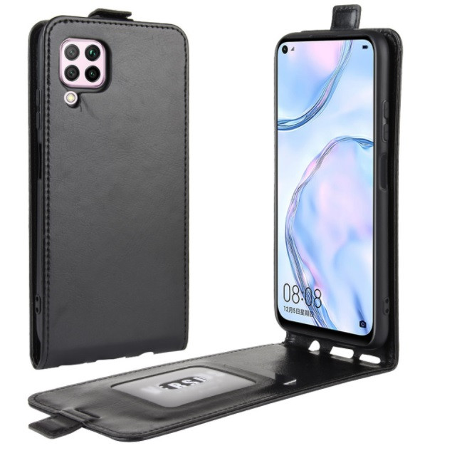 Чохол-книжка Evolou для Huawei P40 LIte Фліп чорний