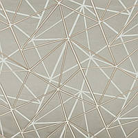 Современная ткань для штор с геометрией РАКУШКА
