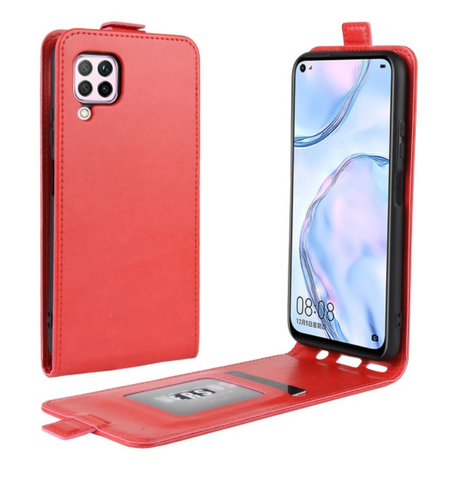 Чохол книжка Evolou для Huawei P40 LIte Фліп червоний