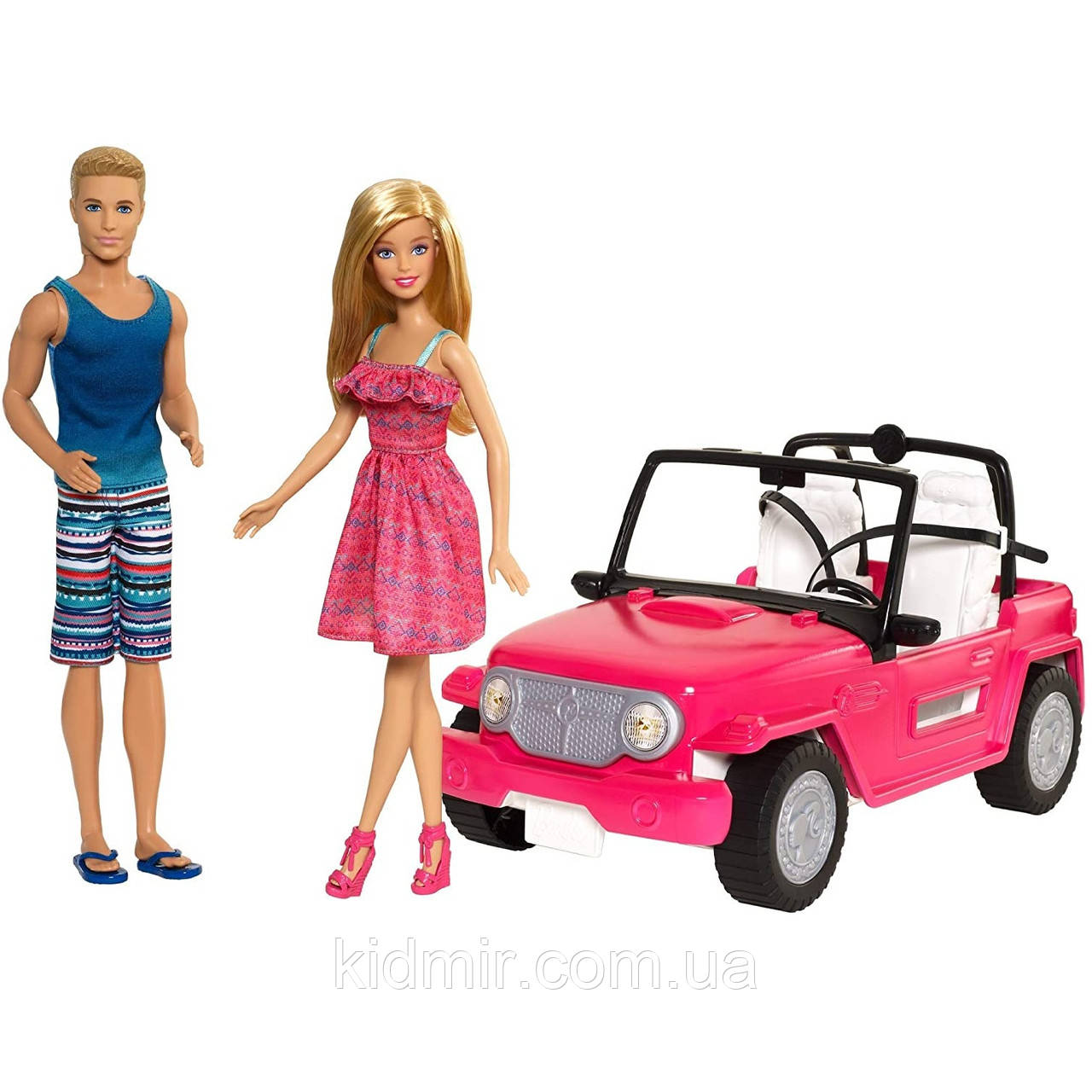 Набір Барбі і Кен Пляжний круїз Barbie Beach Cruiser CJD12