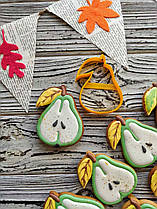 3D-формочки-вирубки для пряників "Груша"