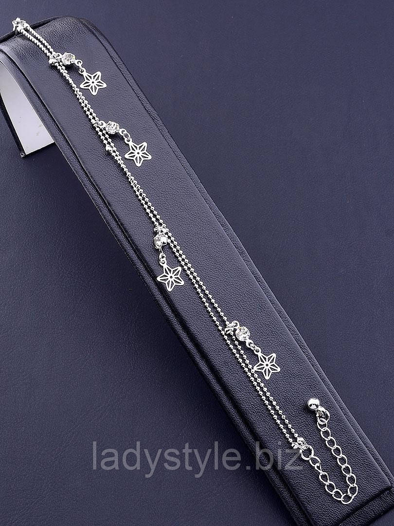 Сріблястий браслет "Зоряний" від студії LadyStyle.Biz, фото 1