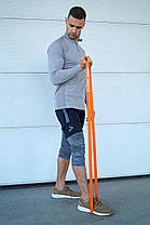Резинка для тренувань опір 10-35кг CrossFit Level 2 Orange PS - 4052, фото 3