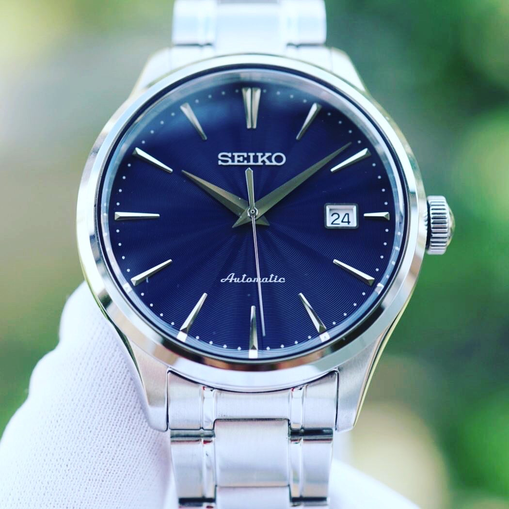 Часы Seiko SRPA29K1 Classic Automatic Blue Dial