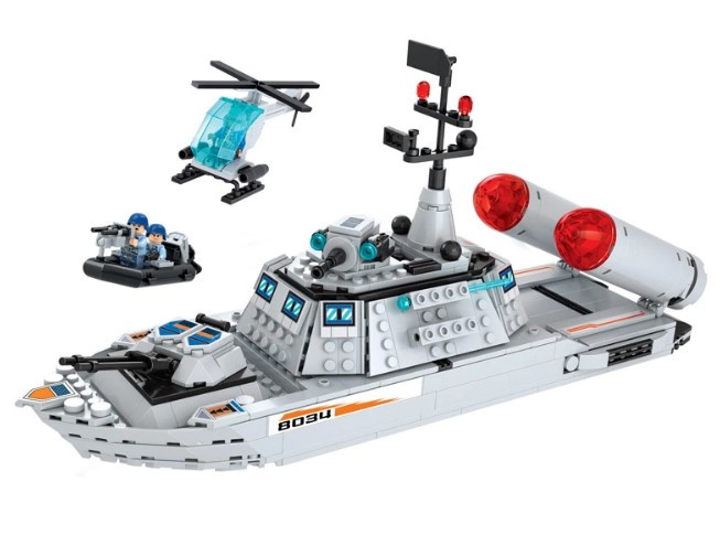 Конструктор корабель Winner 1364 White Shark, 650 деталей