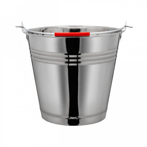 Ведро из нержавеющей стали 10 л D 29, ціна 223.40 грн - Prom.ua (ID ...