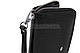 Жіночий шкіряний гаманець ST Leather Accessories на блискавці, чорний, лак., фото 4