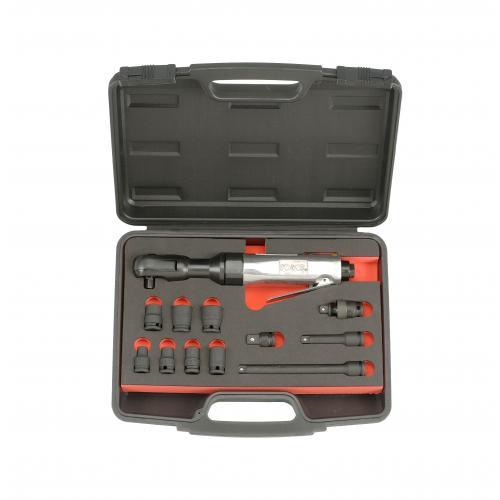 Тріскачка пневматична 3/8" 81 Hm з набором головок 12 пред.orce 3126