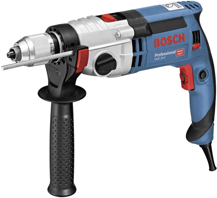 Дриль ударний Bosch GSB 24-2 Professional (1100 Вт) (060119C801)