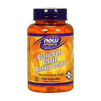 Аминокислоты БЦАА Now Foods BCAA Branched Chain Amino Acids 120 капсул