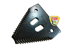 Сегмент ножа SCH 14Z Balmet, 80/2.7, 10978.06 SCH, AZ41727, Z52672, Z47493, AZ40032 John Deere, 420100045