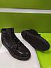 STTOPA деми. Розміри 40-44. Кросівки на широку ногу великих розмірів шкіряні. 212-4044 Чорні, фото 7