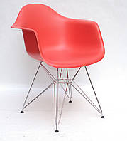 Моноплатисковое крісло на хромованих ніжках Leon Chrom ML для барів, кафе, ресторанів, стильних квартир