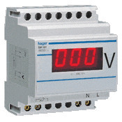 Вольтметр цифровий 0-500 V Hager SM501, фото 1