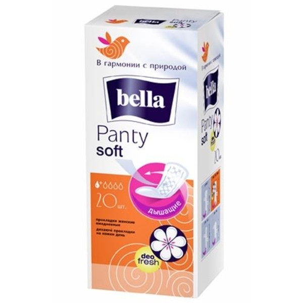 Щоденні гігієнічні прокладки Bella Panty Soft Deo Fresh 20 шт.