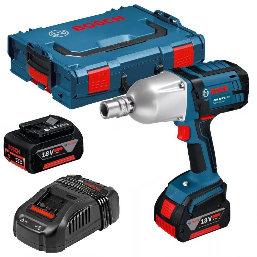 Акумуляторний Гайковерт Bosch GDS 18 V-LI HT Professional (18 В, 5 А*год) (06019B130A)