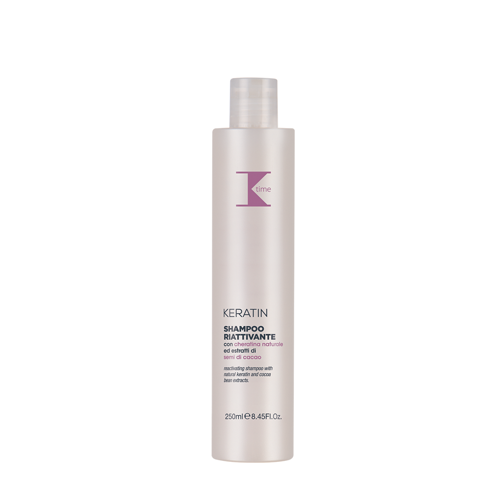 Кератиновий шампунь K-time Keratin Shampoo Riattivante 250 мл