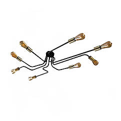 Люстра павук з бронзовими патронами MSK Electric NL 13060/8 BK+BN Мікросхема
