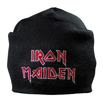 Шапка біні з вишивкою IRON MAIDEN лого, фото 2