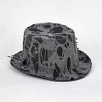 Шляпа Цилиндр в паутине на Хэллоуин