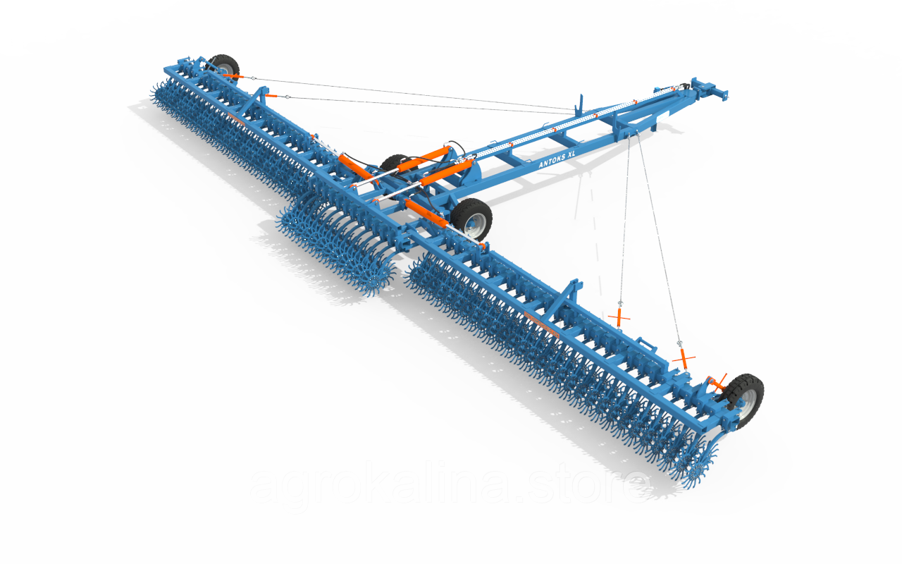 Борона ротационная БР-14 ANTOKS Трансформер ( 3в1 крила по 6 метрів,+навіски на крилах та опорні колеса - фото 1 - id-p496436049