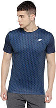 Чоловіча футболка 4F Dry L-XL синій (H4L19-TSMF003-30S) XL
