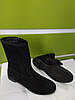 STTOPA деми. Розміри 41-44. Напівчоботи на вузьку ногу великих розмірів шкіряні. 287-4144 Чорні, фото 5