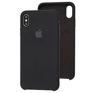 Чохол Silicone Case для iPhone XS Max Black
