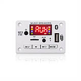 Mp3 модуль з bluetooth 5.0, FM радіо, USB, microSD, функція запису, модель JQ-D106BT, колір білий, фото 5
