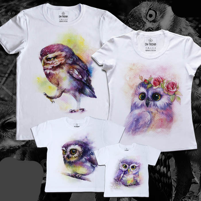 Футболки Фемілі Лук Family Look для всієї родини "Філіни" Push IT, фото 1