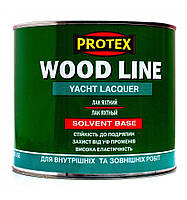 Лак поліуретановий яхтний WOOD LINE глянцевий ТМ PROTEX (10л) Від упаковки