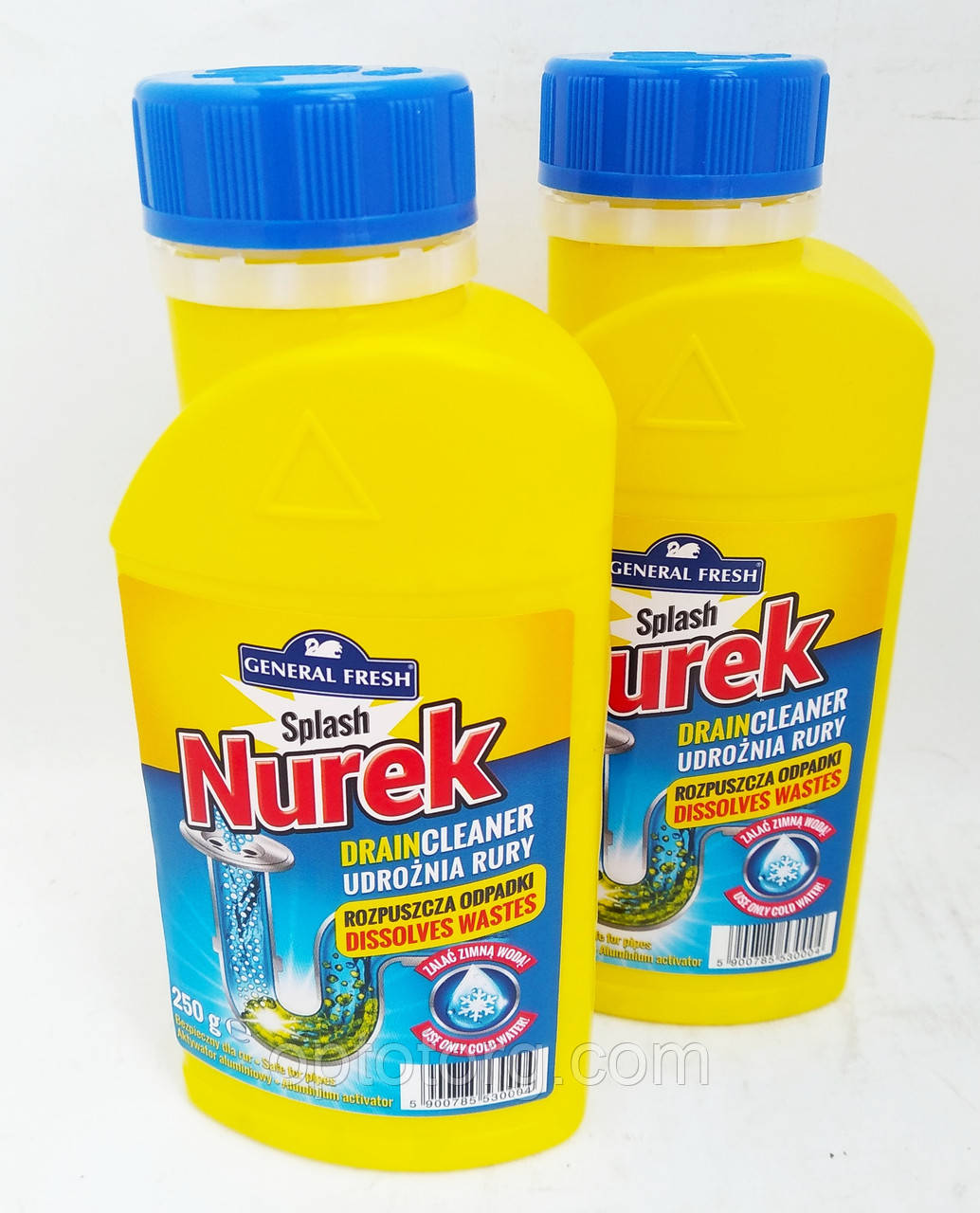 Засіб для прочищення каналізаційних труб SPLASH NUREK GENERAL FRESH 250 грамм Польша