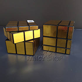 Кубик Рубіка "3*3 дзеркальний", золотий, Головоломка "Mirror"